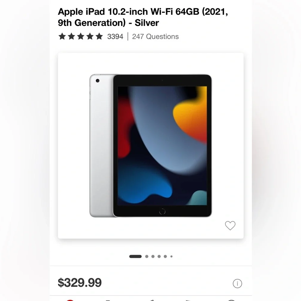 9th generation iPad